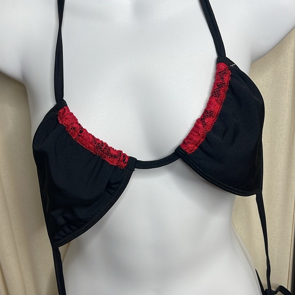 NEW! MIDNIGHT BALLERINA EXOTIC DANCE WEAR BIKINI SET OSFM S-XL - Picture 12 of 13